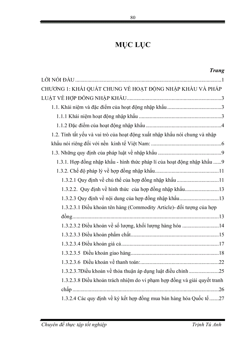 image for page Pháp luật về nhập khẩu và Thực trạng áp dụng tại Công ty Cổ Phần Thiết bị Thắng Lợi