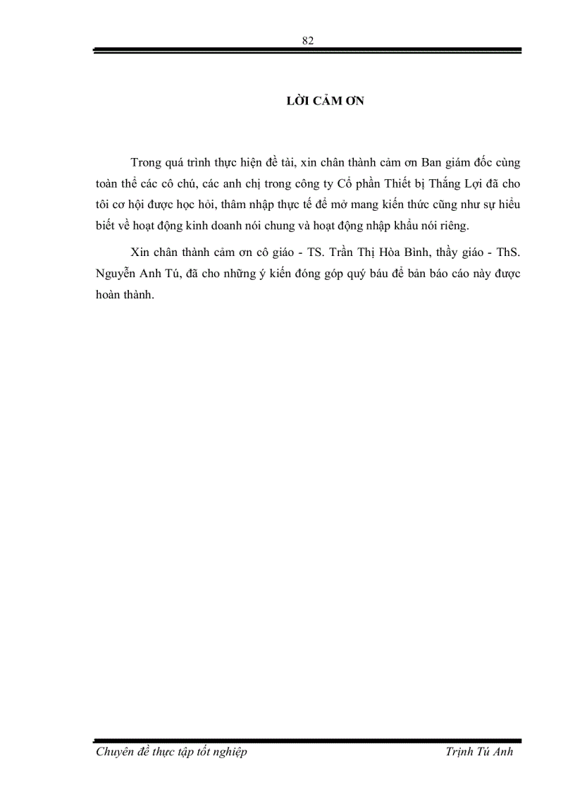 image for page Pháp luật về nhập khẩu và Thực trạng áp dụng tại Công ty Cổ Phần Thiết bị Thắng Lợi