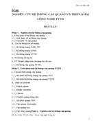 Nghiên cứu hệ thống cáp quang và triển khai công nghệ FTTH