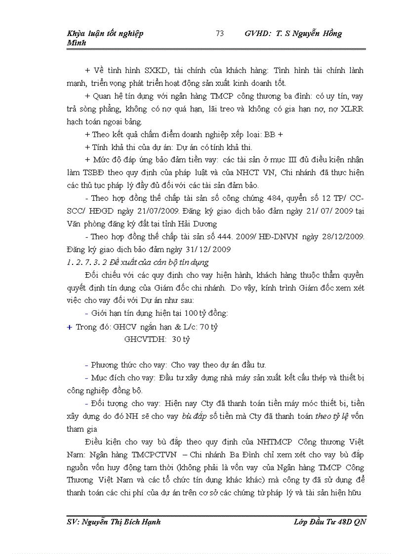 image for page Hoàn thiện công tác thẩm định dự án đầu tư vay vốn của các doanh nghiệp vừa và nhỏ tại chi nhánh Ngân hàng TMCP công thương Ba Đình