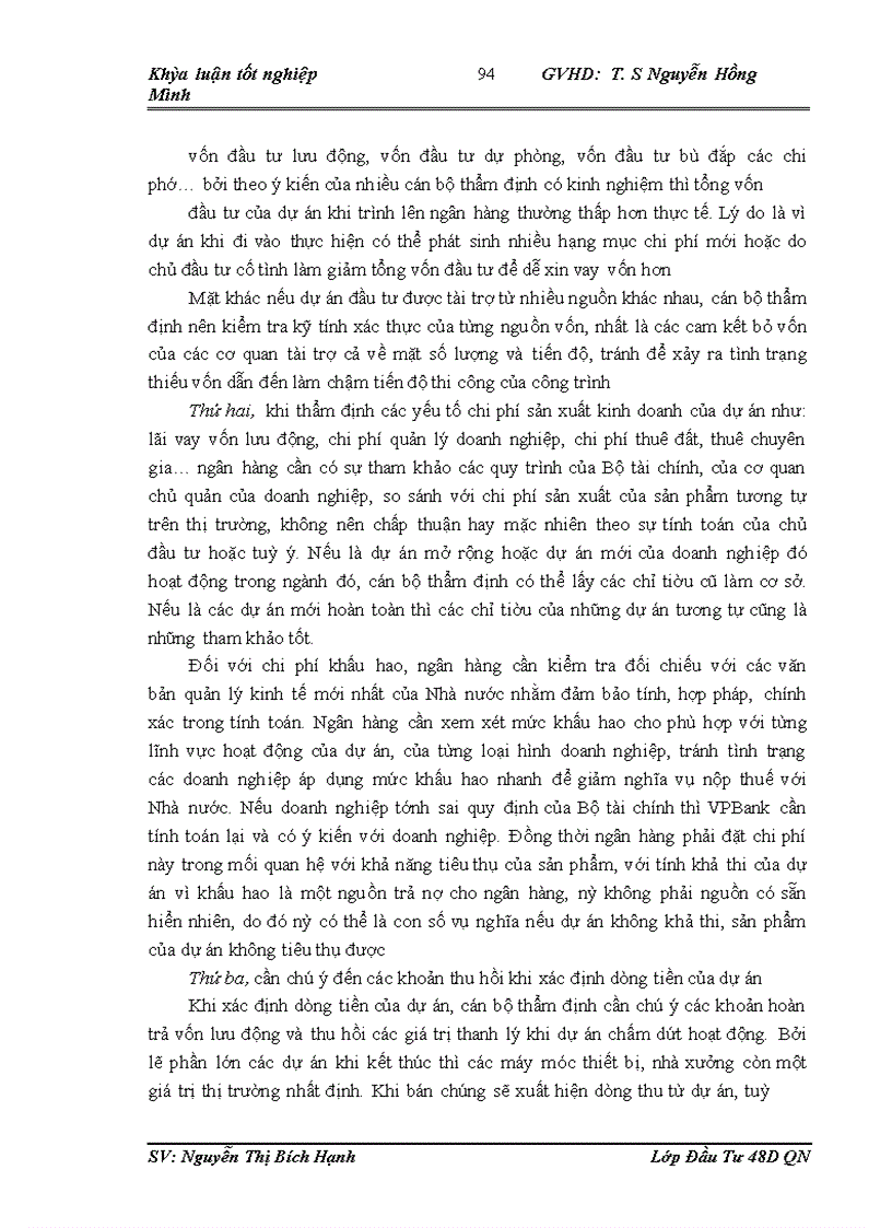 image for page Hoàn thiện công tác thẩm định dự án đầu tư vay vốn của các doanh nghiệp vừa và nhỏ tại chi nhánh Ngân hàng TMCP công thương Ba Đình