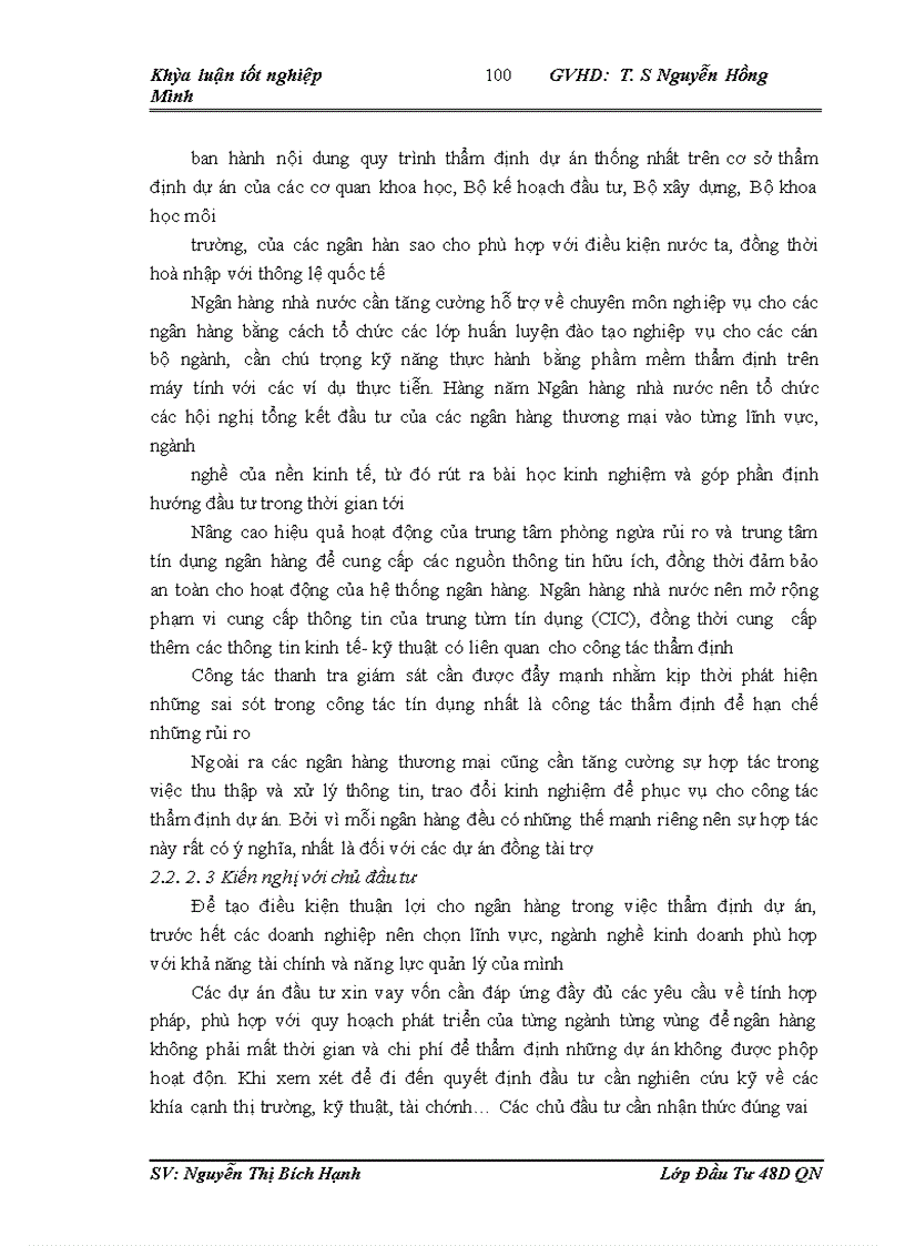 image for page Hoàn thiện công tác thẩm định dự án đầu tư vay vốn của các doanh nghiệp vừa và nhỏ tại chi nhánh Ngân hàng TMCP công thương Ba Đình