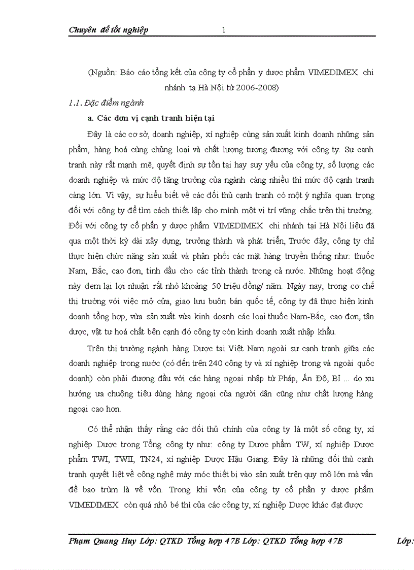 image for page Một số giải pháp đẩy nhanh tiêu thụ sản phẩm của chi nhánh công ty cổ phần y dược phẩm VIMEDIMEX tại Hà Nội