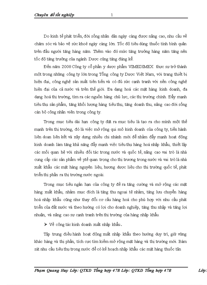 image for page Một số giải pháp đẩy nhanh tiêu thụ sản phẩm của chi nhánh công ty cổ phần y dược phẩm VIMEDIMEX tại Hà Nội