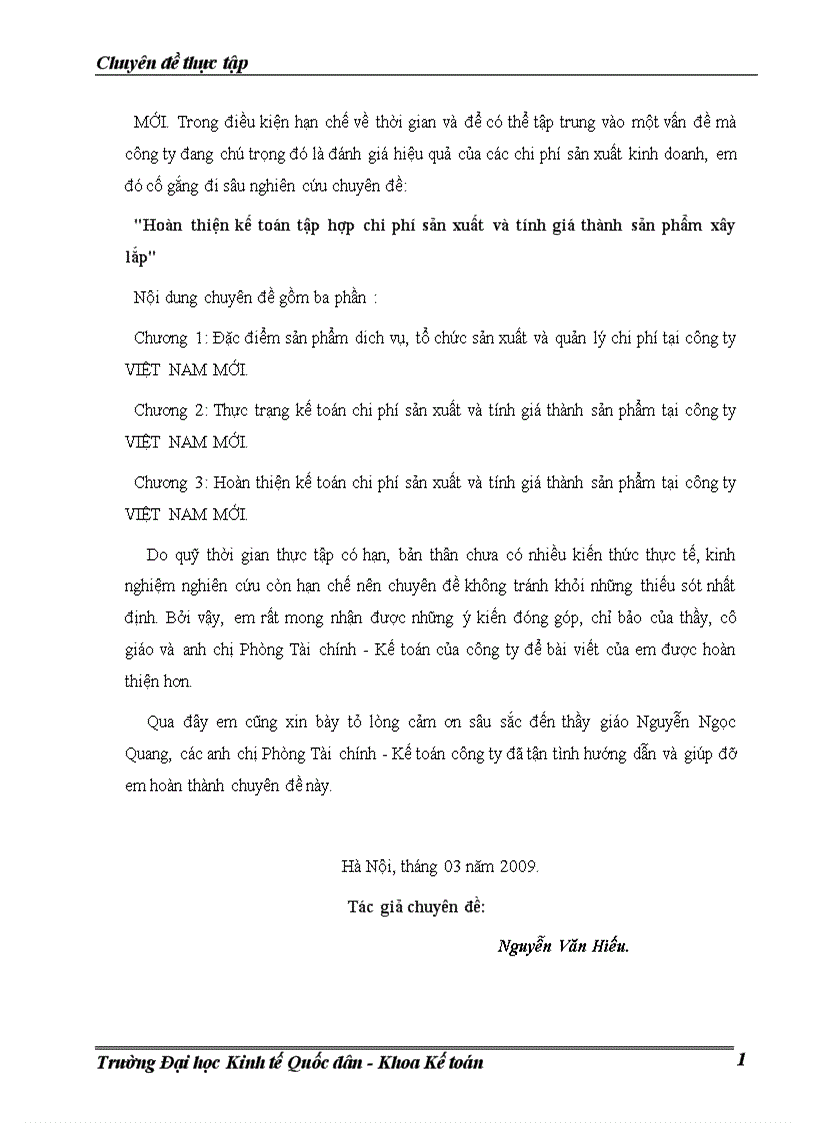image for page Hoàn thiện kế toán tập hợp chi phí sản xuất và tính giá thành sản phẩm xây lắp