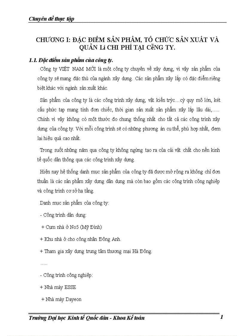 image for page Hoàn thiện kế toán tập hợp chi phí sản xuất và tính giá thành sản phẩm xây lắp