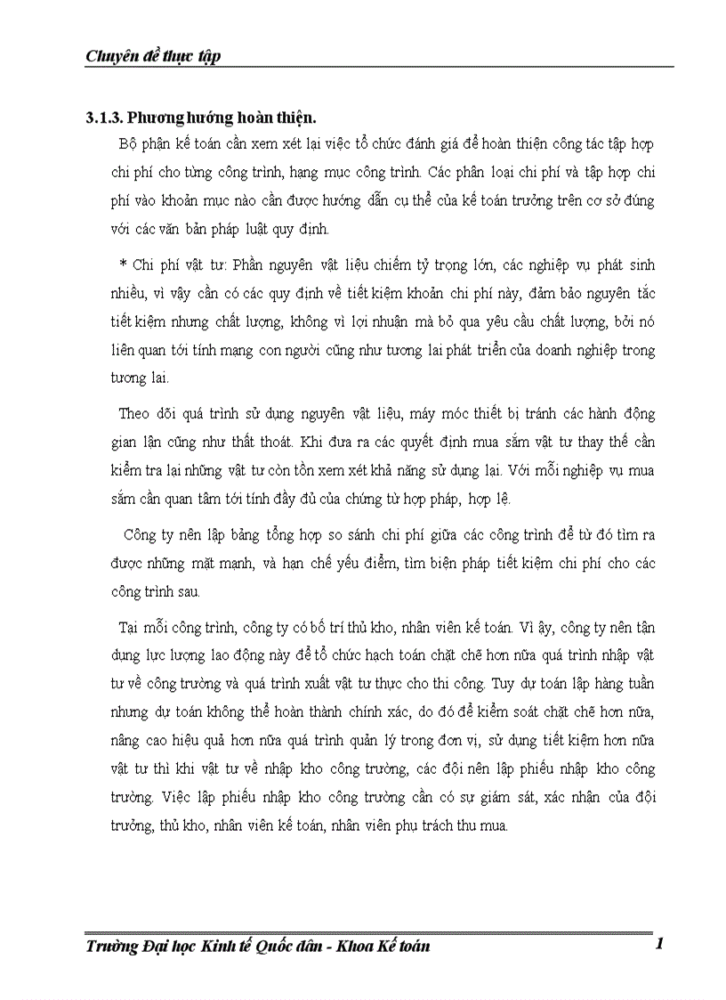 image for page Hoàn thiện kế toán tập hợp chi phí sản xuất và tính giá thành sản phẩm xây lắp