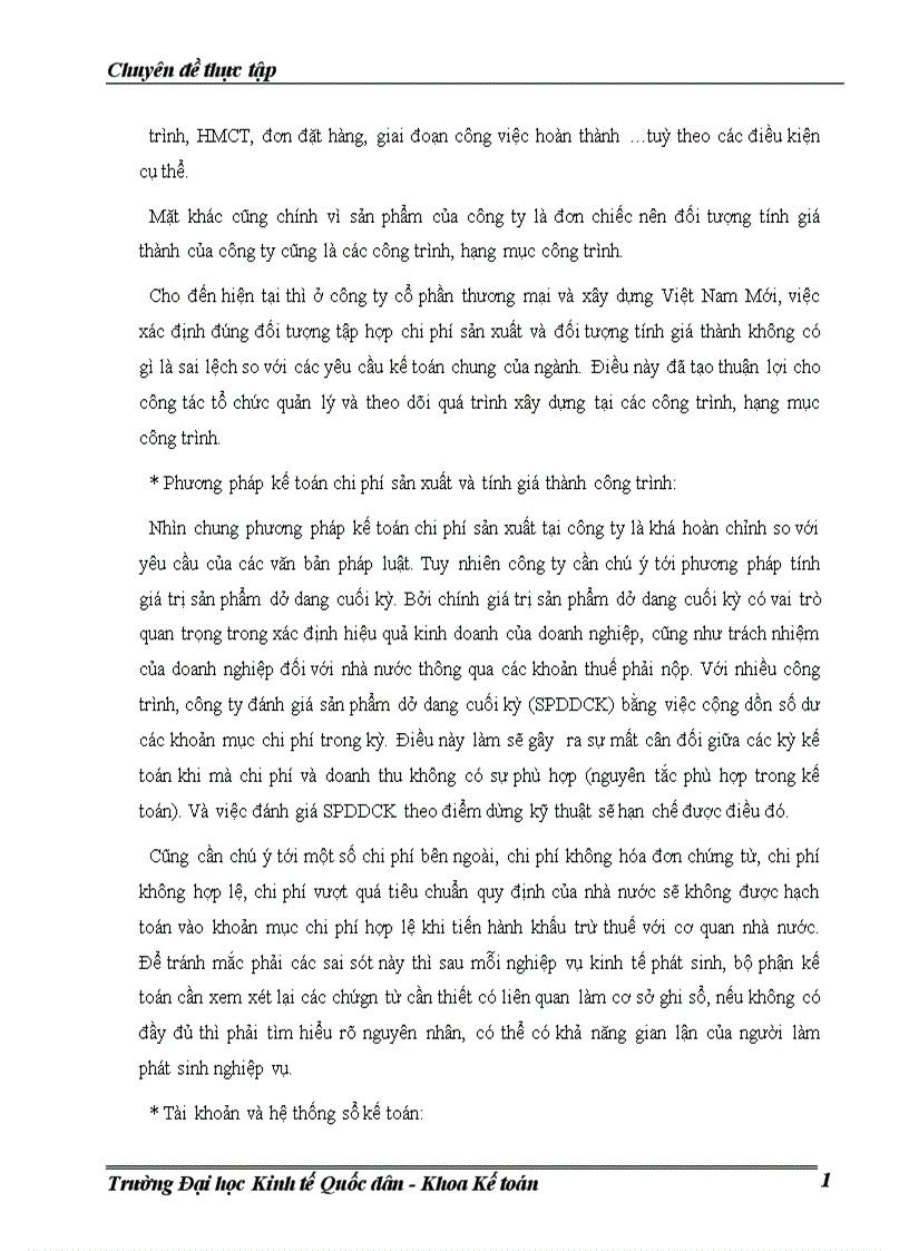 image for page Hoàn thiện kế toán tập hợp chi phí sản xuất và tính giá thành sản phẩm xây lắp