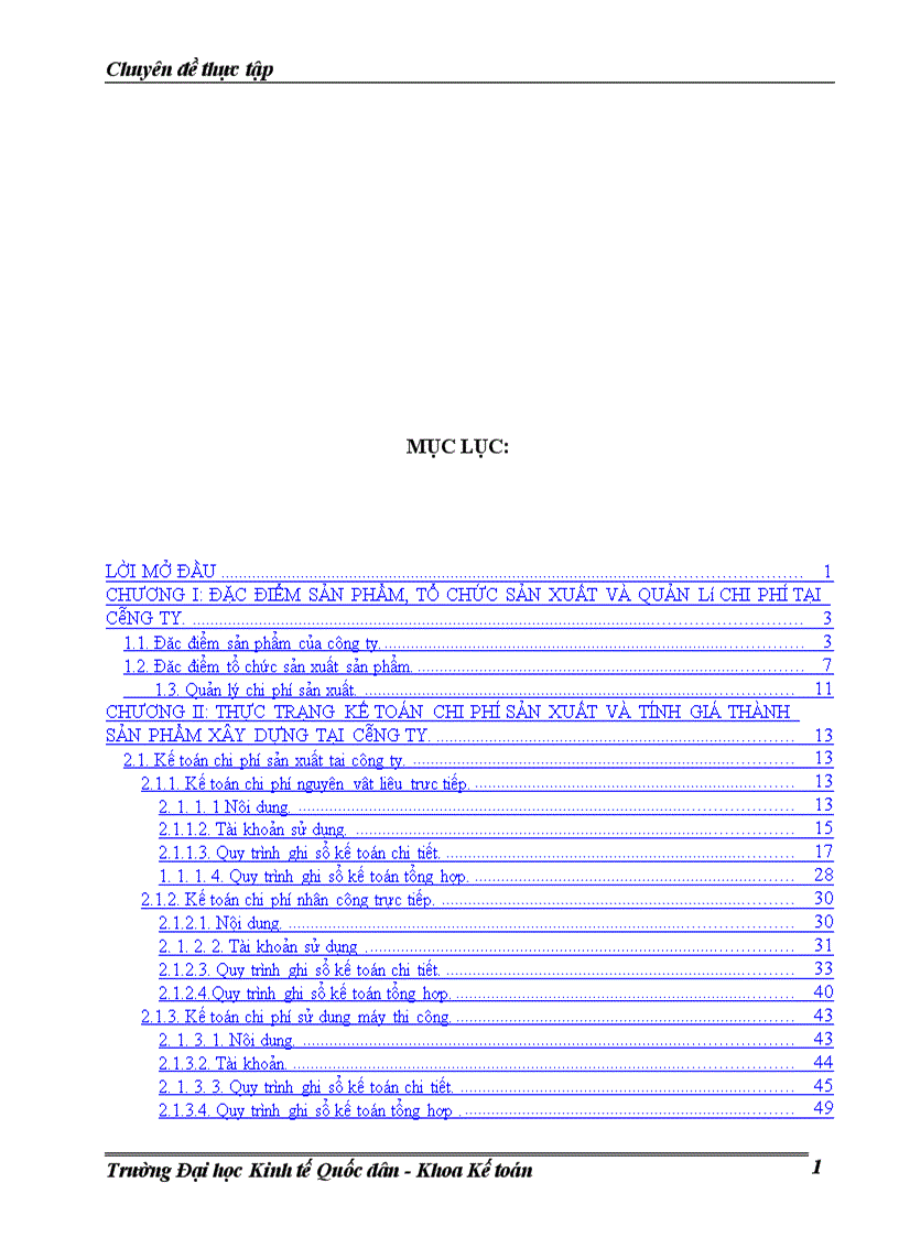 image for page Hoàn thiện kế toán tập hợp chi phí sản xuất và tính giá thành sản phẩm xây lắp