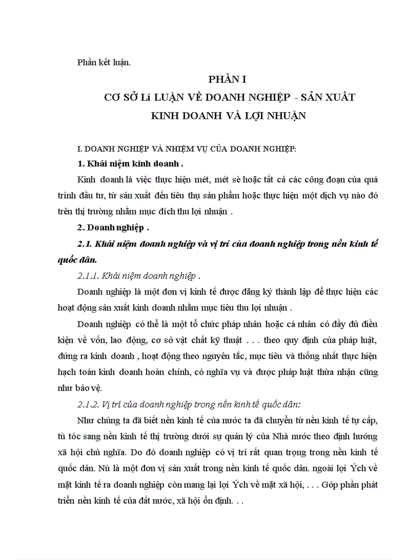 image for page Nghiên cứu tình hình sản xuất kinh doanh và khả năng tăng lợi nhuận tại Xí nghiệp sản xuất vật liệu xây dựng Hàm Rồng - Thanh Hoá