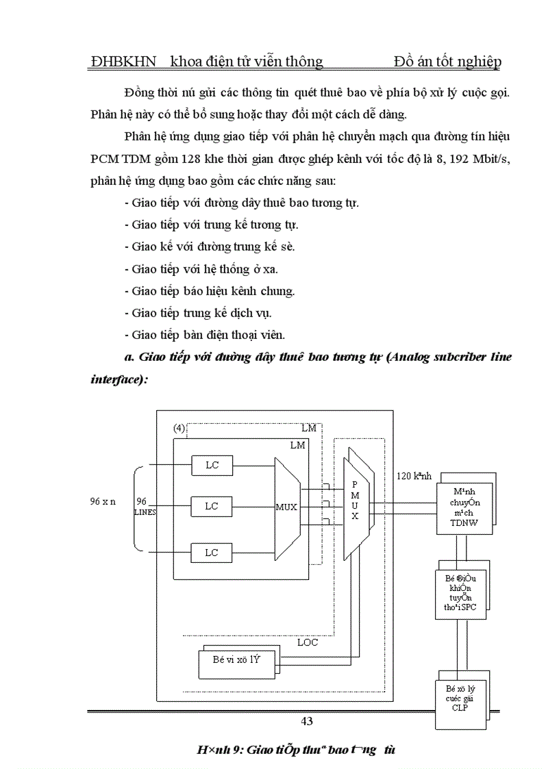image for page Tổng quan về tổng đài SPC và tổng đài NEAX - 61E và phân hệ chuyển mạch