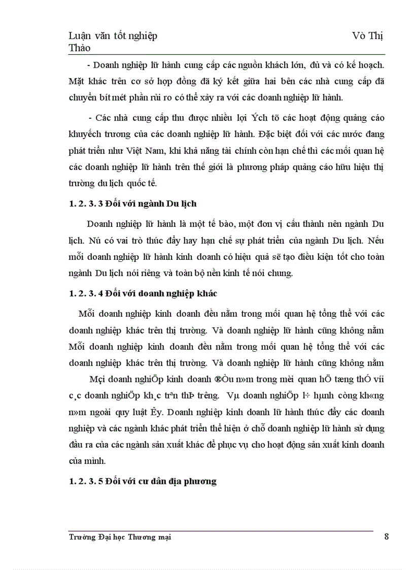 image for page Giải pháp phát triển hoạt động kinh doanh lữ hành nội địa của Xí nghiệp Đầu tư và phát triển du lịch Sông Hồng thuộc Công ty Du lịch và thương mại tổng hợp Thăng Long