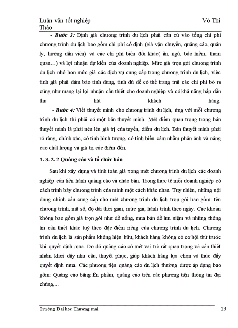 image for page Giải pháp phát triển hoạt động kinh doanh lữ hành nội địa của Xí nghiệp Đầu tư và phát triển du lịch Sông Hồng thuộc Công ty Du lịch và thương mại tổng hợp Thăng Long