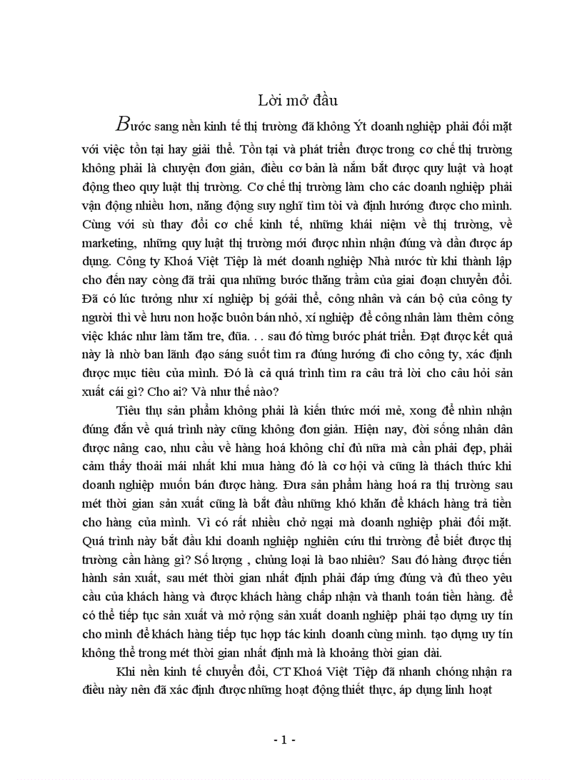 image for page Hoạt động tiêu thụ sản phẩm tại công ty Khoá Việt Tịêp và các giải pháp nhằm nâng cao hiệu quả tiêu thụ