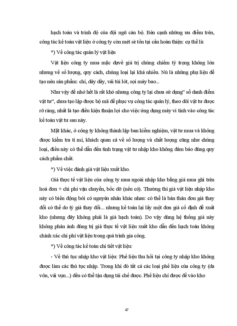 image for page Tổ chức công tác kế toán vật liệu tại công ty cổ phần Giầy Hà Nội