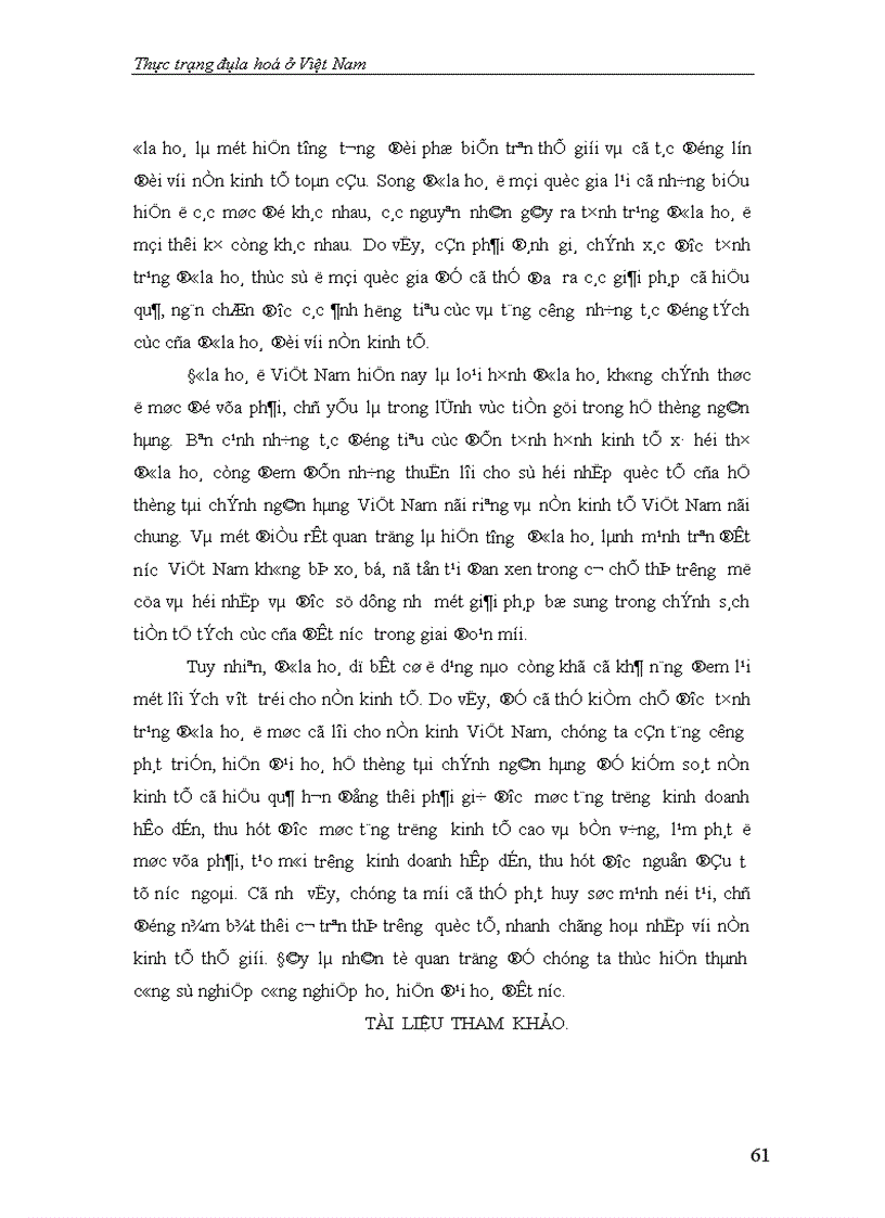 image for page Thực trạng Đôla hoá