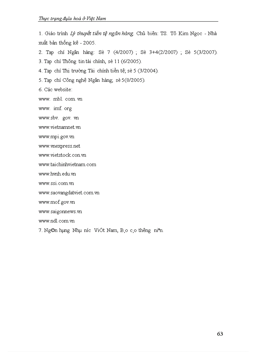 image for page Thực trạng Đôla hoá