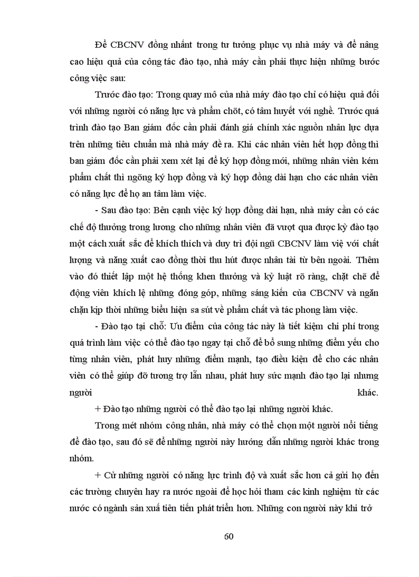 image for page Thực trạng công tác đào tạo và phát triển nguồn nhân lực ở nhà máy gạch ốp lát Hải Dương