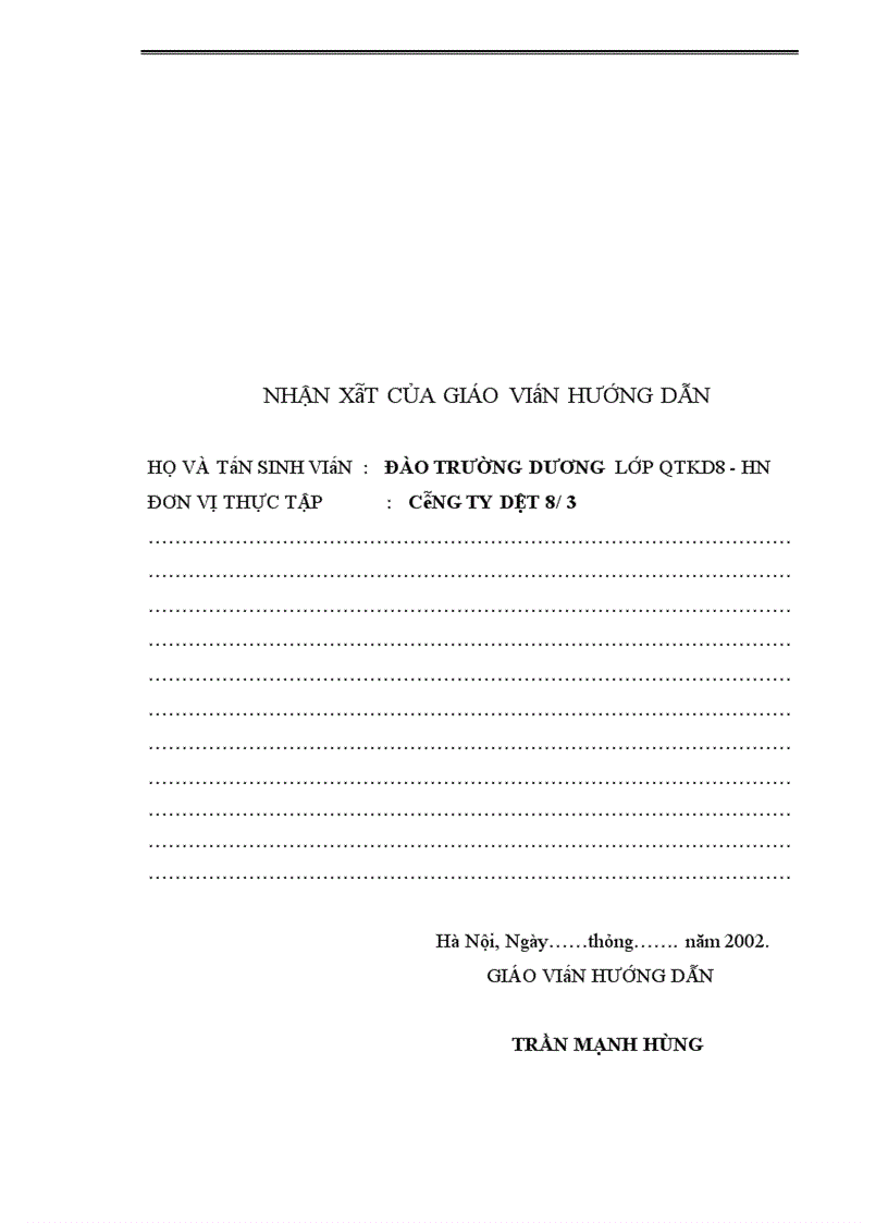 image for page Một số biện pháp nhằm thúc đẩy công tác tiêu thụ sản phẩm tại Công ty Dệt 8/3