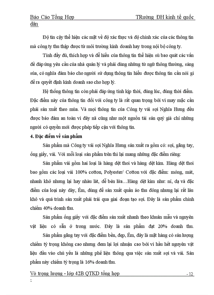 image for page Chuyên đề báo cáo thực tập khảo sát tổng hợp tại công ty vải sợi nghĩa hưng tp .việt trì - phú thọ