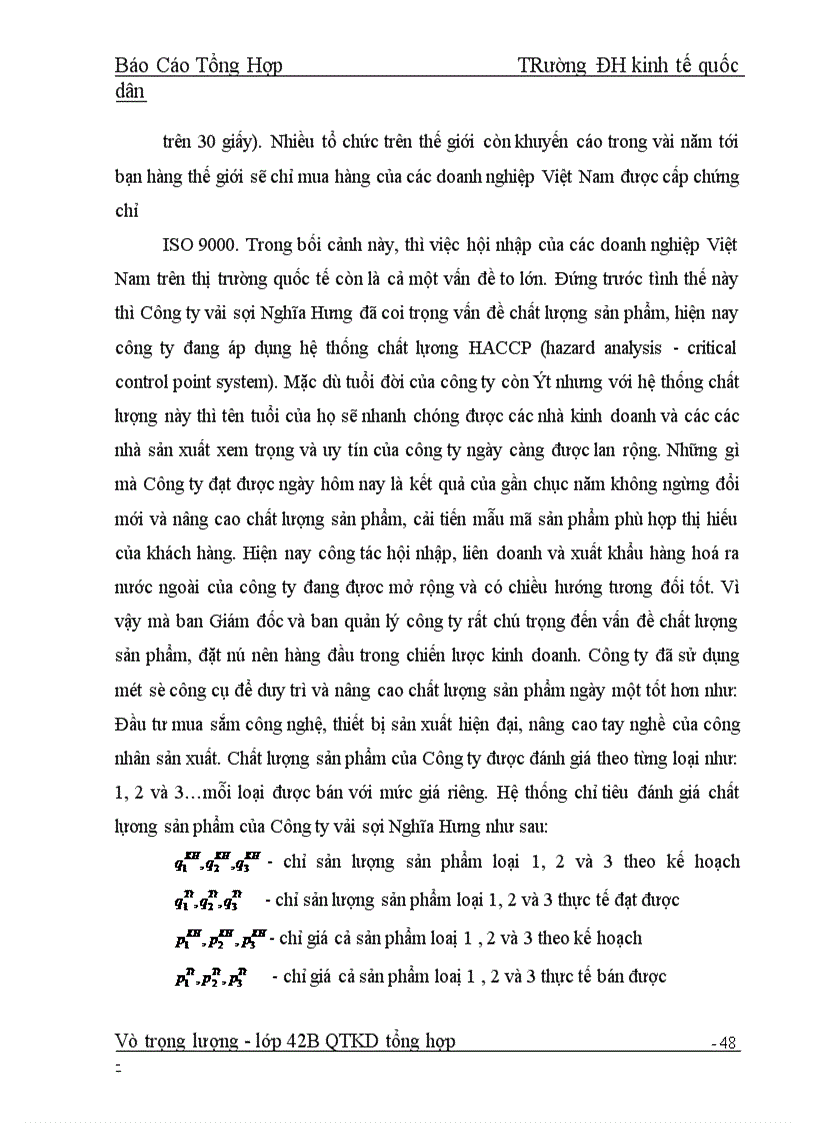 image for page Chuyên đề báo cáo thực tập khảo sát tổng hợp tại công ty vải sợi nghĩa hưng tp .việt trì - phú thọ