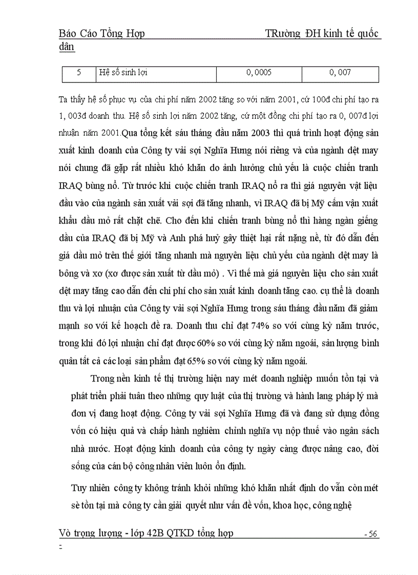 image for page Chuyên đề báo cáo thực tập khảo sát tổng hợp tại công ty vải sợi nghĩa hưng tp .việt trì - phú thọ