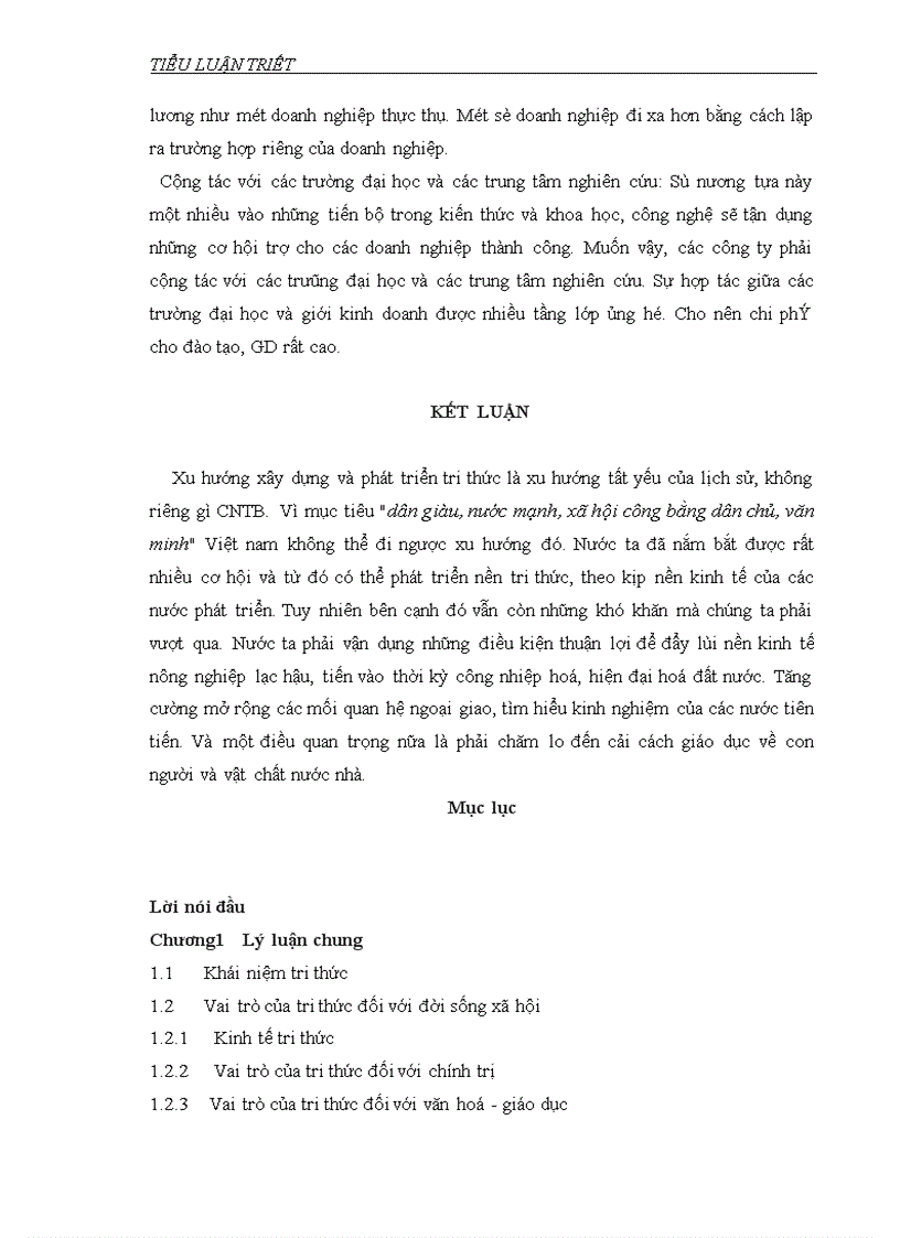 image for page Tri thức và kết cấu của tri thức