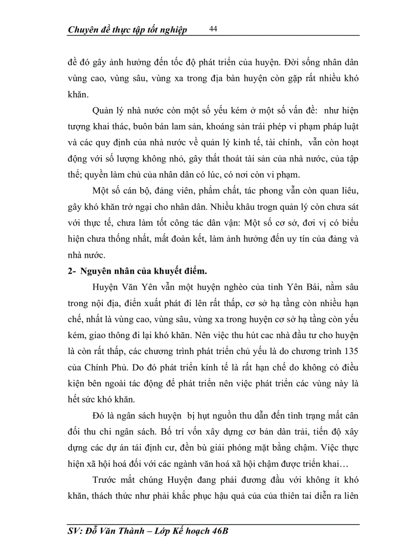 image for page Những giải pháp cơ bản để thực hiện kế hoạch phát triển kinh tế xã hội 5 năm 2006-2010 của huyện Văn Yên tỉnh Yên Bái
