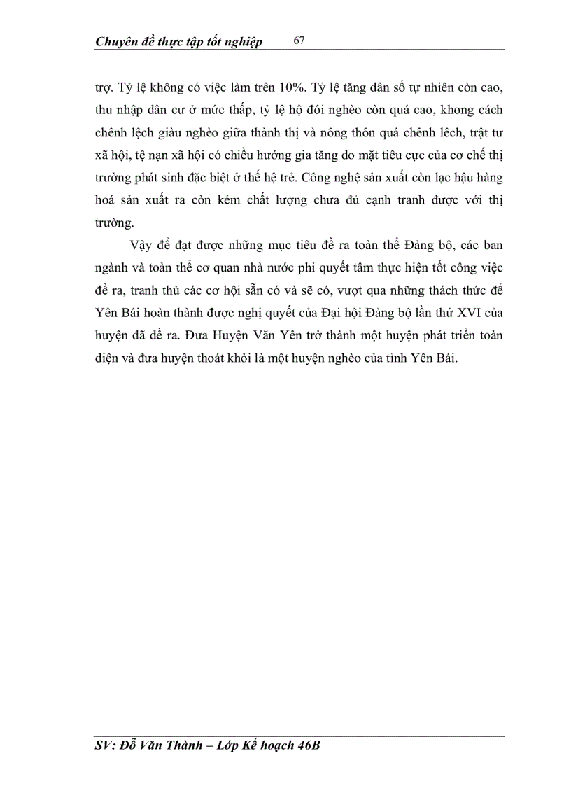 image for page Những giải pháp cơ bản để thực hiện kế hoạch phát triển kinh tế xã hội 5 năm 2006-2010 của huyện Văn Yên tỉnh Yên Bái