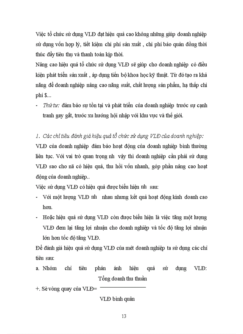 image for page Một số biện pháp nhằm nâng cao hiệu quả tổ chức sử dụng vốn lưu động tại công ty Dệt vải Công nghiệp Hà Nội.