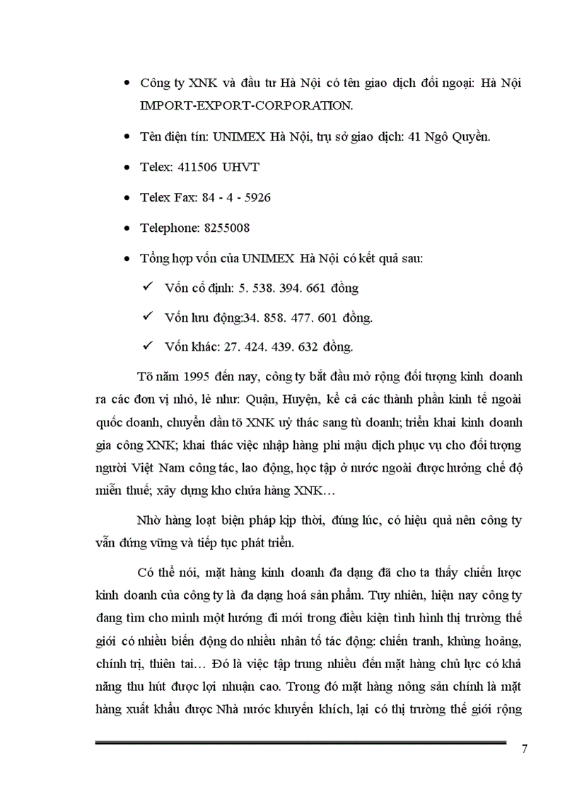 image for page Một số giải pháp nhằm thúc đẩy hoạt động xuất khẩu hàng nông sản ở công ty Xuất nhập khẩu và đầu tư Hà Nội.