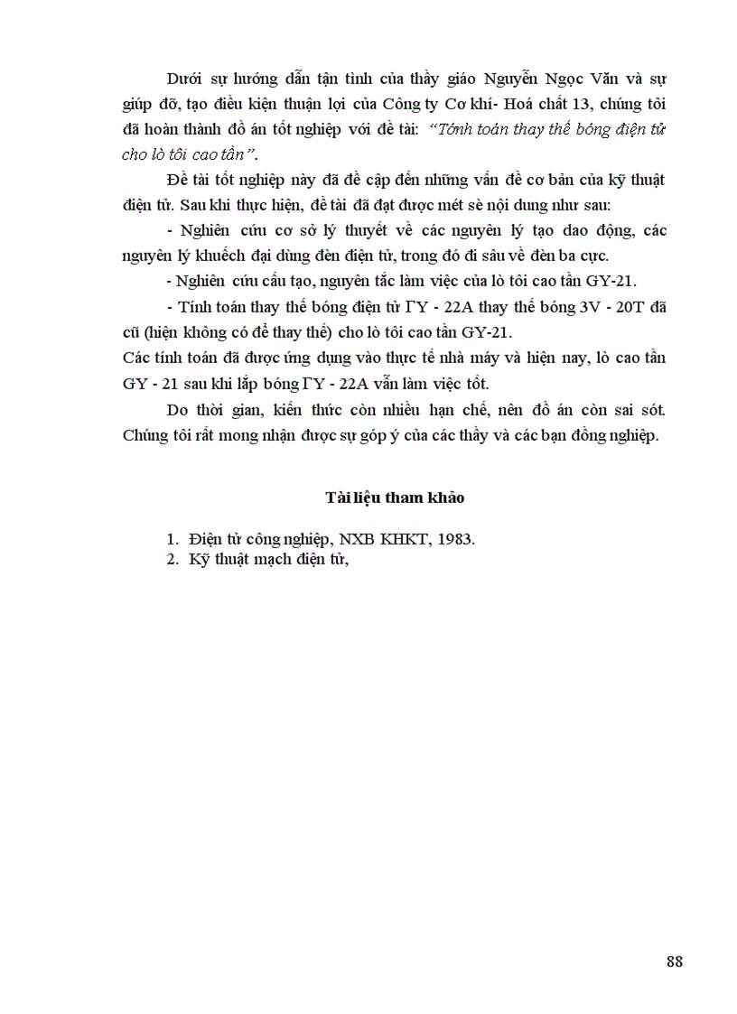image for page Tính toán thay thế bóng điện tử cho lò tôi cao tần