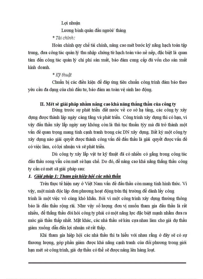 image for page Một số giải pháp nhằm nâng cao khả năng thắng thầu xây dựng ở Công ty xây lắp vật tư kỹ thuật - Hà nội