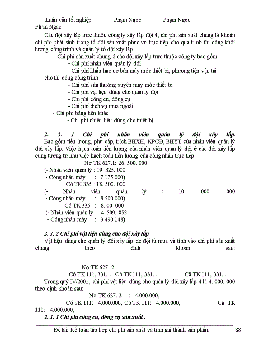 image for page Hoàn thiện công tác kế toán chi phí sản xuất và tính giá thành sản phẩm tại công ty xây lắp điện 4 \