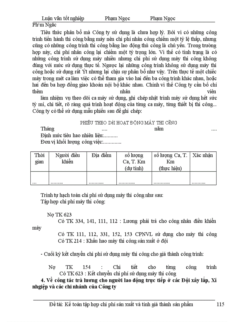 image for page Hoàn thiện công tác kế toán chi phí sản xuất và tính giá thành sản phẩm tại công ty xây lắp điện 4 \