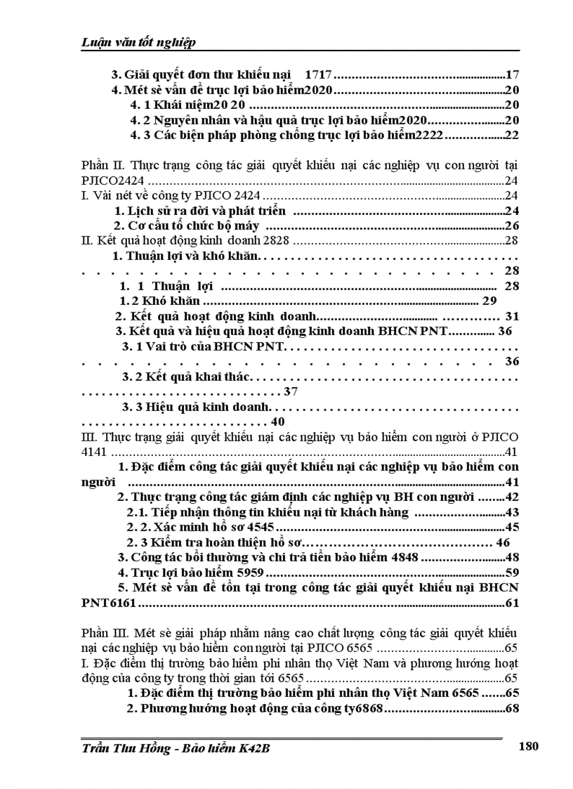 image for page Một số kiến nghị nhằm nâng cao chất lượng công tác giải quyết khiếu nại trong bảo hiểm con người phi nhân thọ tại công ty cổ phần bảo hiểm Petrolimex (PJICO)