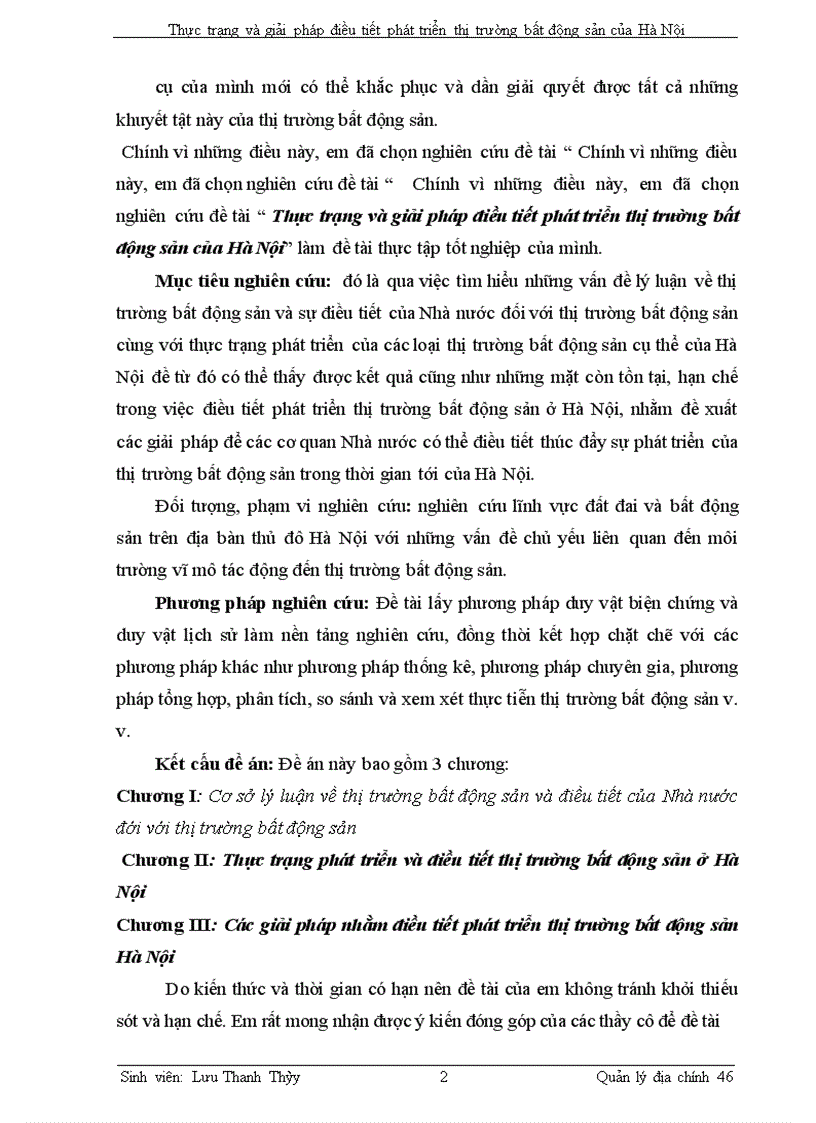 image for page Thực trạng và giải pháp điều tiết phát triển thị trường bất động sản của Hà Nội