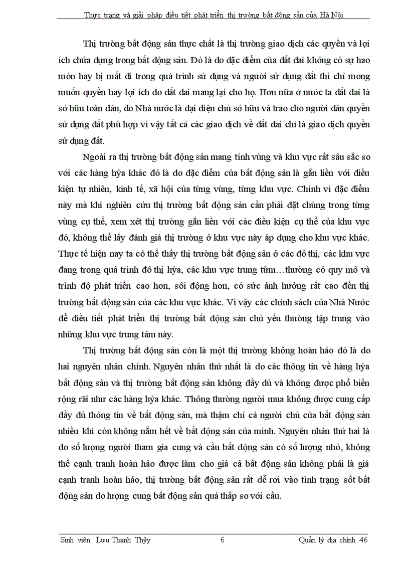 image for page Thực trạng và giải pháp điều tiết phát triển thị trường bất động sản của Hà Nội