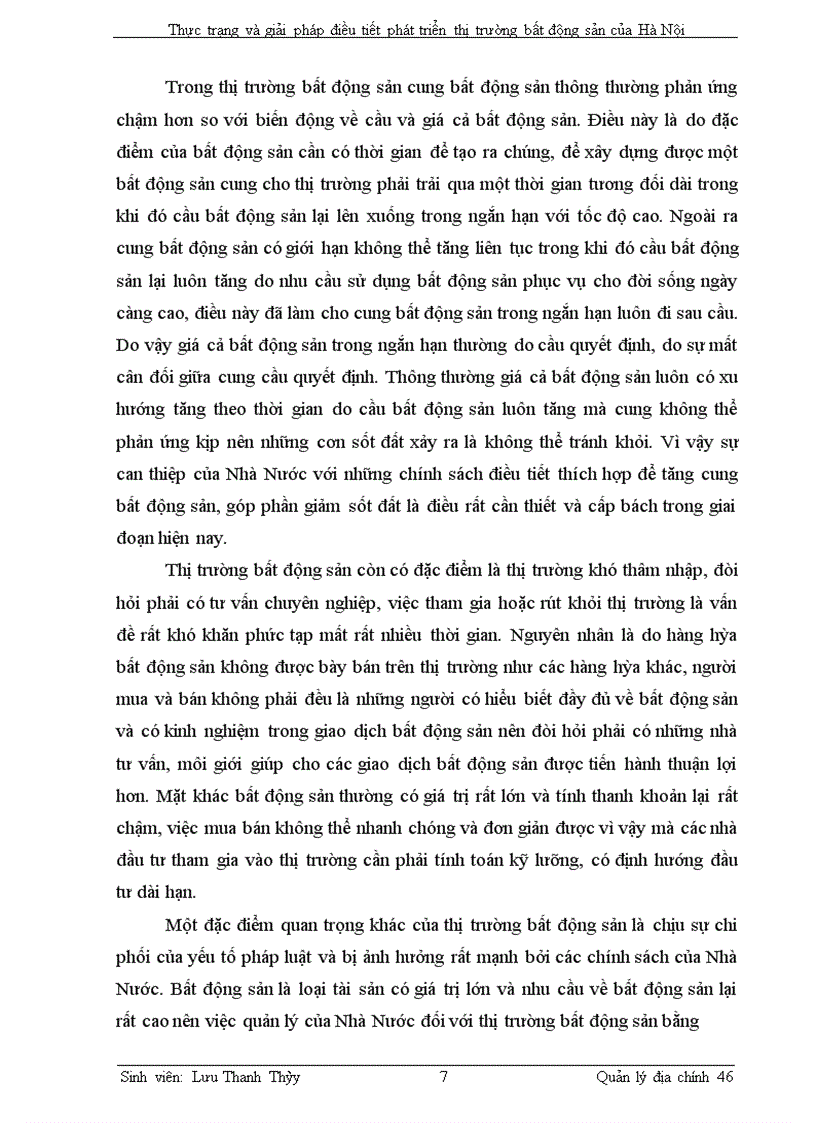 image for page Thực trạng và giải pháp điều tiết phát triển thị trường bất động sản của Hà Nội