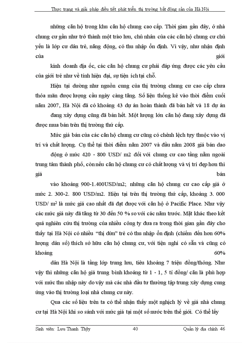 image for page Thực trạng và giải pháp điều tiết phát triển thị trường bất động sản của Hà Nội