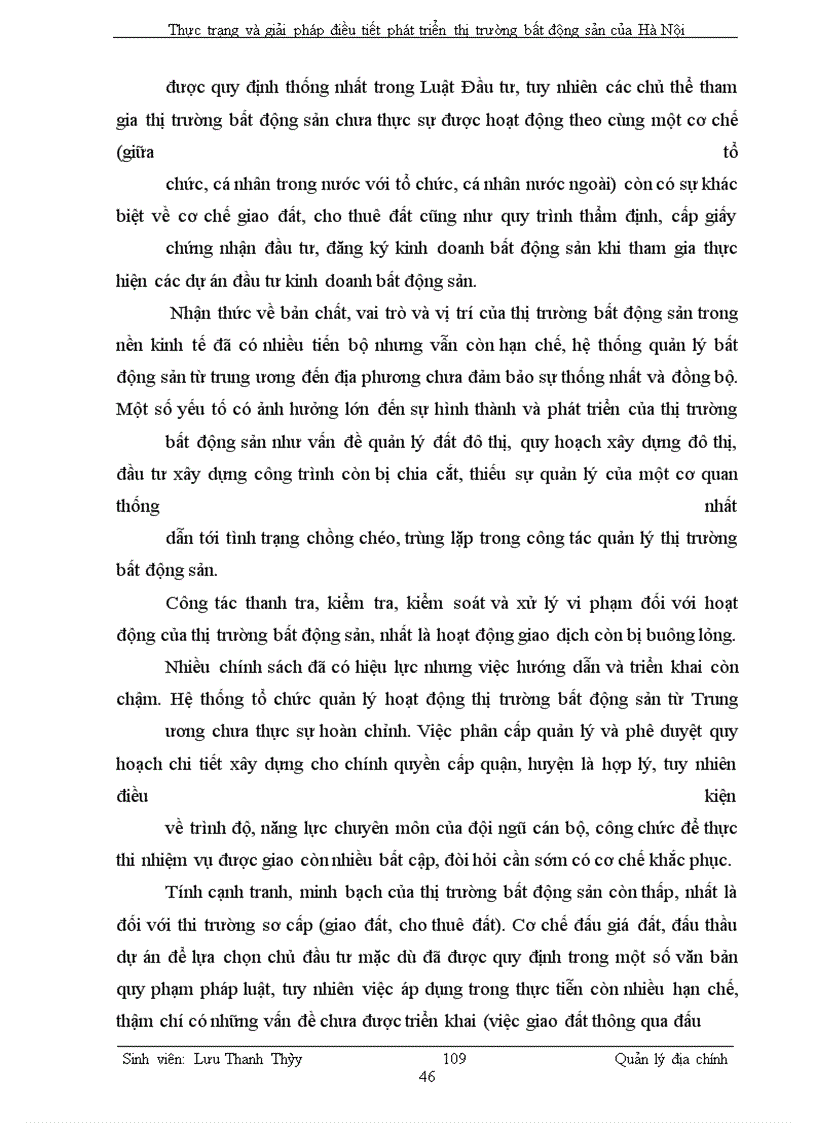 image for page Thực trạng và giải pháp điều tiết phát triển thị trường bất động sản của Hà Nội
