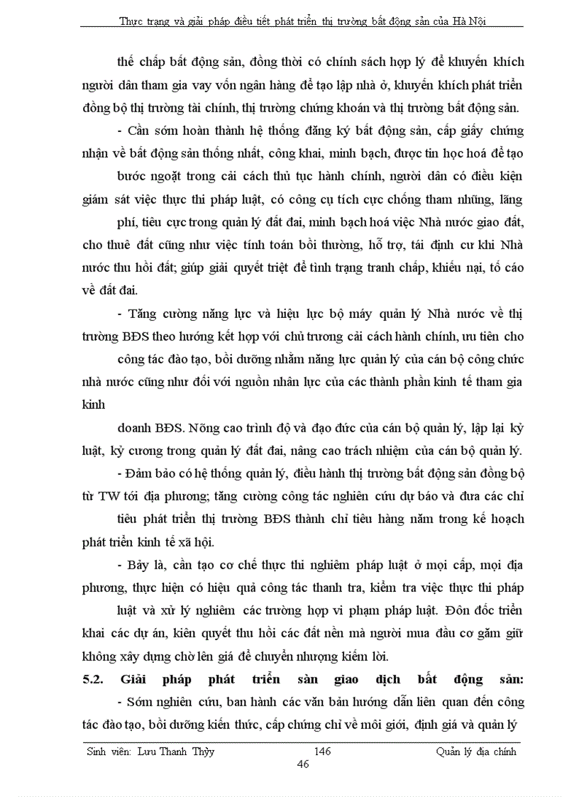 image for page Thực trạng và giải pháp điều tiết phát triển thị trường bất động sản của Hà Nội