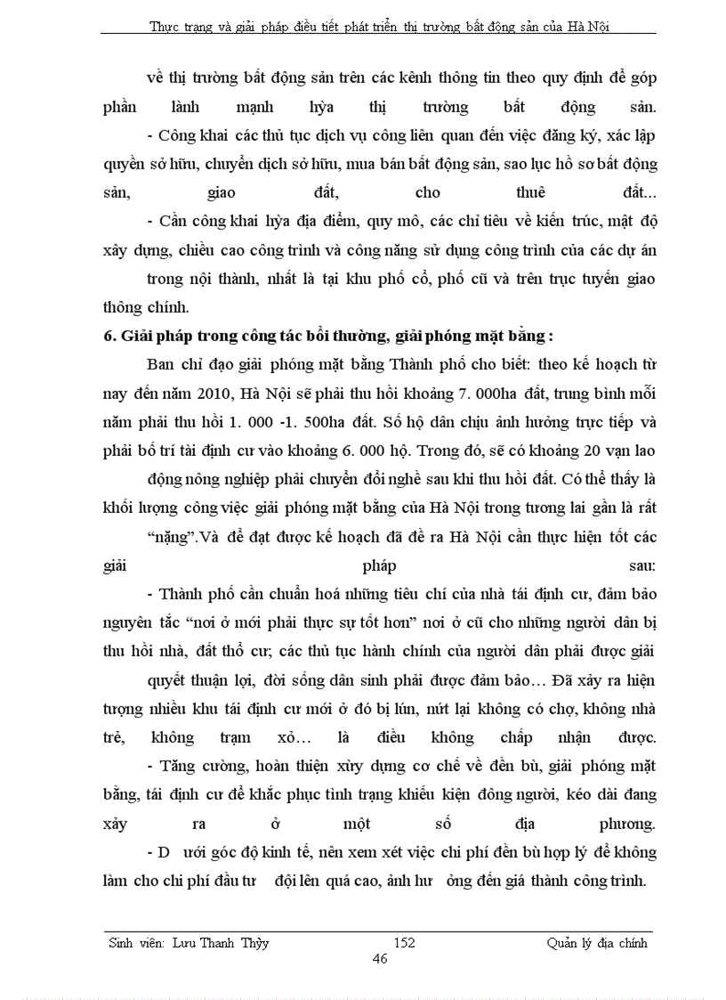 image for page Thực trạng và giải pháp điều tiết phát triển thị trường bất động sản của Hà Nội