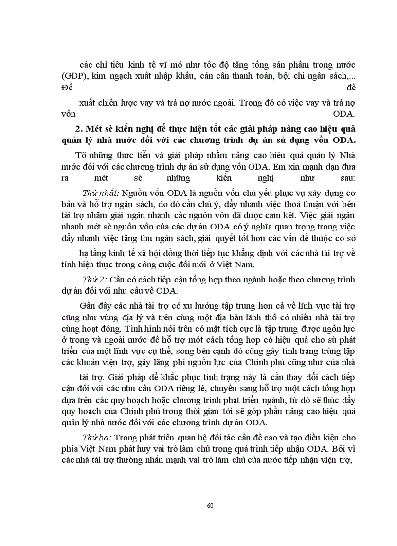 image for page Nâng cao hiệu quả quản lý nhà nước đối với các chương trình dự án sử dụng nguồn vốn ODA