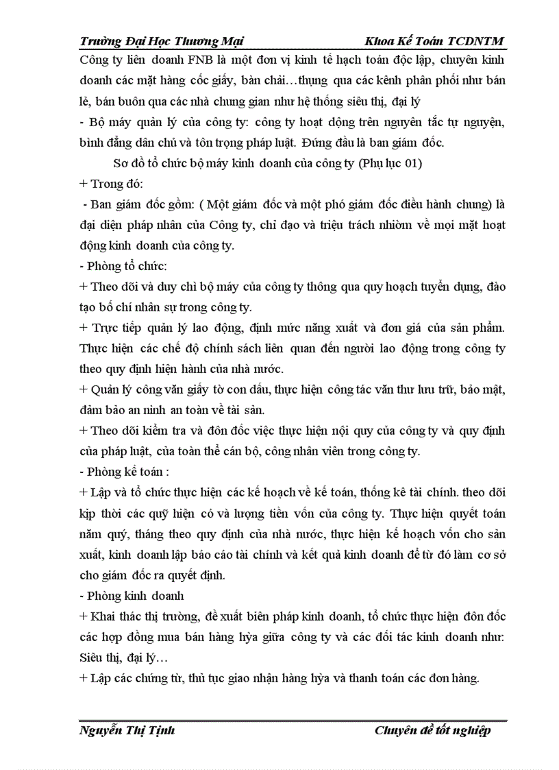 image for page Hoàn thiên phương pháp kế toán nghiệp vụ bán hàng nhóm hàng chủ yếu (cốc giấy) tại công ty liên doanh FNB – chi nhánh Hà Nội