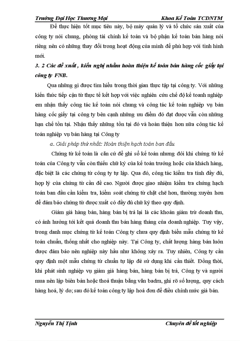 image for page Hoàn thiên phương pháp kế toán nghiệp vụ bán hàng nhóm hàng chủ yếu (cốc giấy) tại công ty liên doanh FNB – chi nhánh Hà Nội