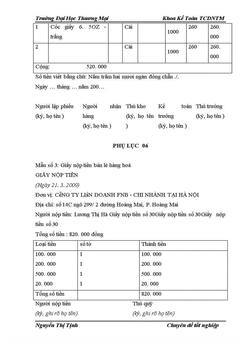 image for page Hoàn thiên phương pháp kế toán nghiệp vụ bán hàng nhóm hàng chủ yếu (cốc giấy) tại công ty liên doanh FNB – chi nhánh Hà Nội