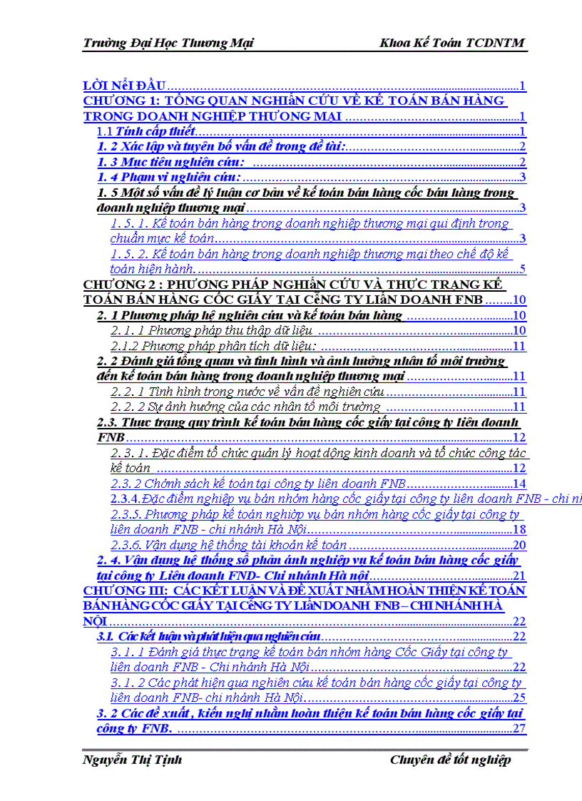 image for page Hoàn thiên phương pháp kế toán nghiệp vụ bán hàng nhóm hàng chủ yếu (cốc giấy) tại công ty liên doanh FNB – chi nhánh Hà Nội