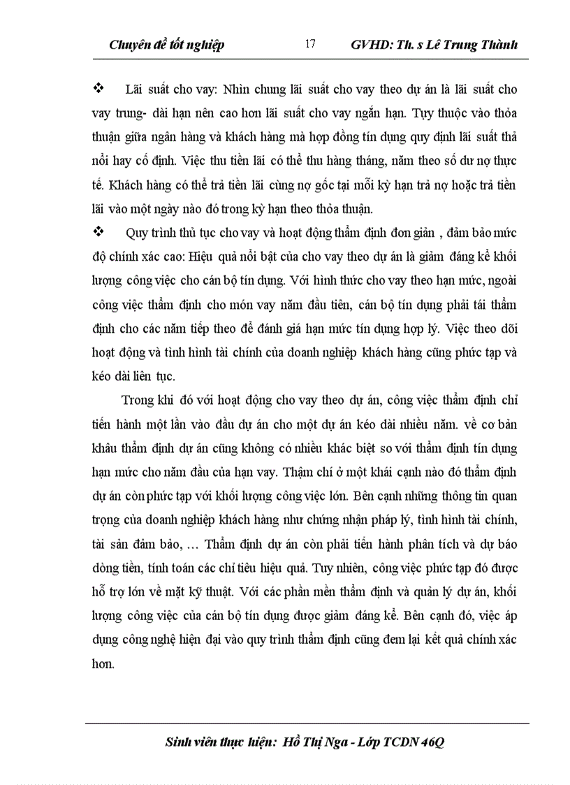 image for page Nâng cao chất lượng hoạt động cho vay theo dự án đầu tư tại Chi nhánh NHCT Bến Thuỷ