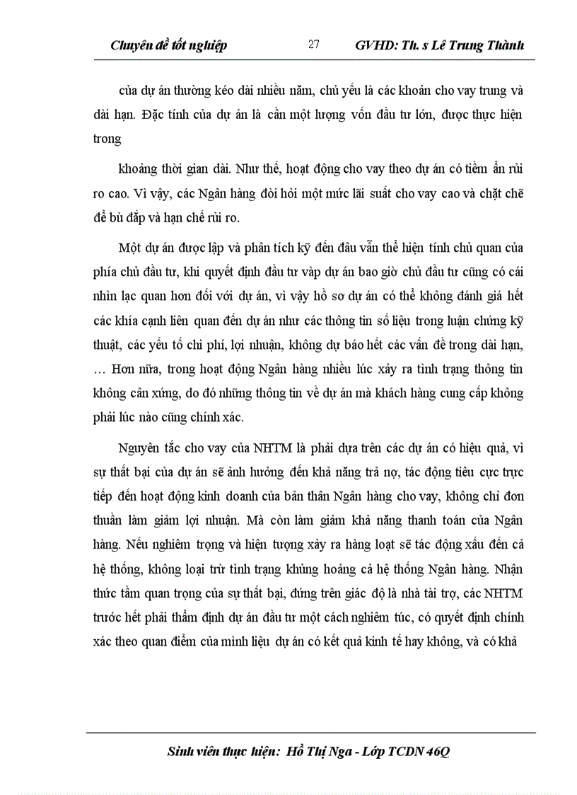 image for page Nâng cao chất lượng hoạt động cho vay theo dự án đầu tư tại Chi nhánh NHCT Bến Thuỷ